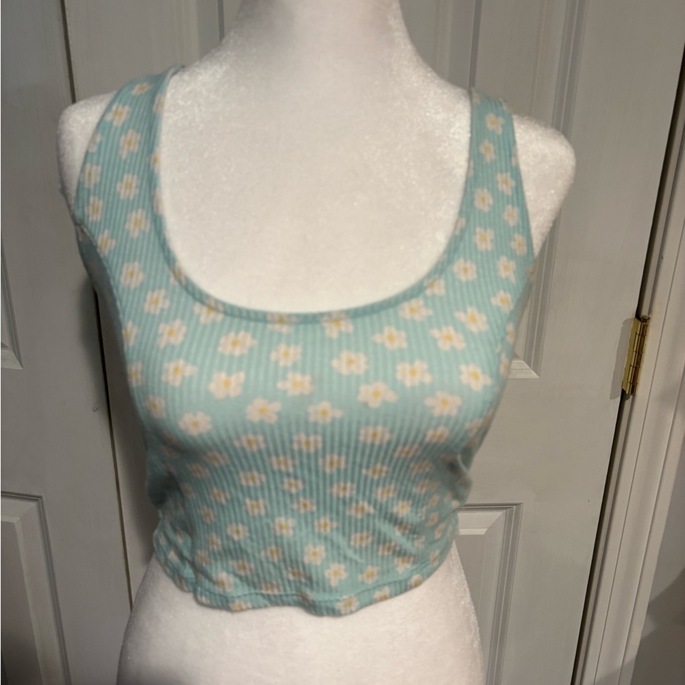 Ribbed Crop Tank Top